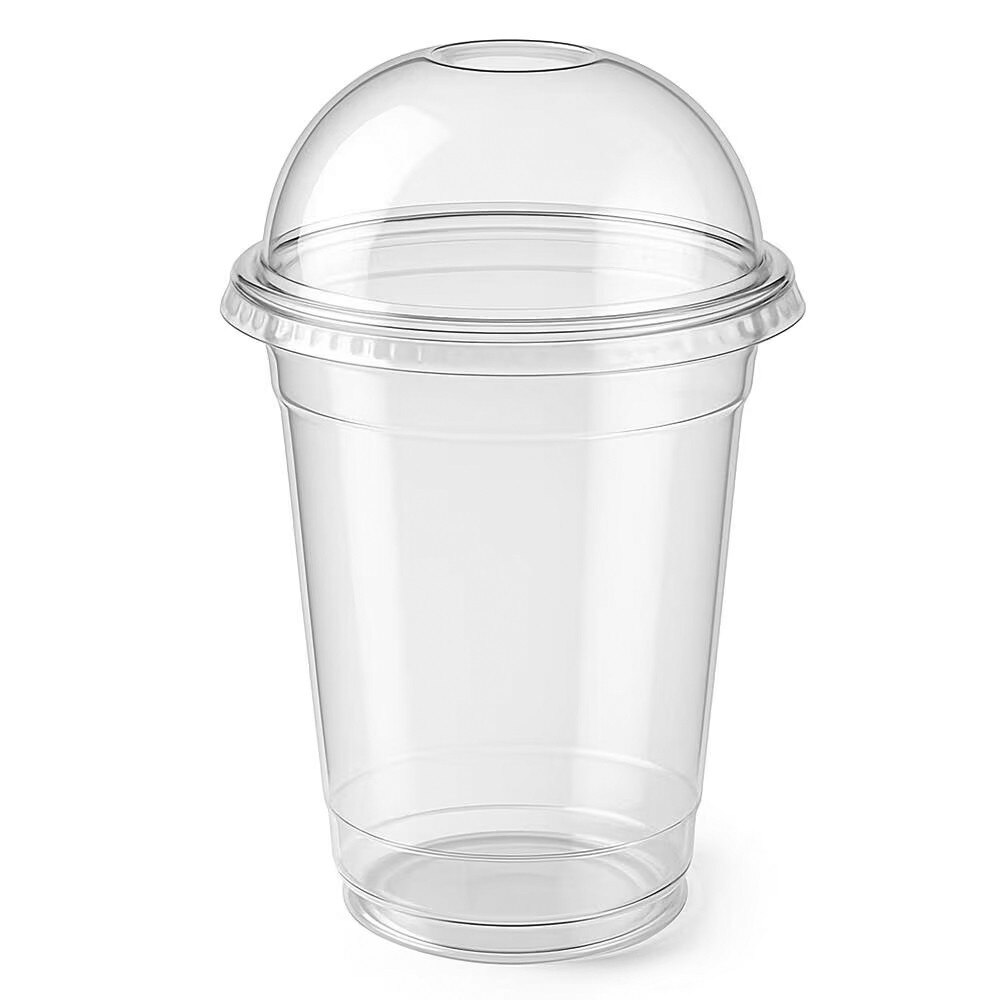 8oz Ice Cream PET Closed Dome Lid x 2000 Case